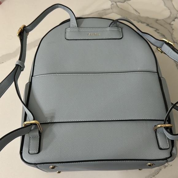 Calpak Light blue leather backpack - Picture 3 of 3